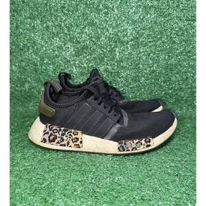 Adidas NMD_R1 Women's Size 6.5 Black Leopard Running Boost Shoes Sneakers GX2027